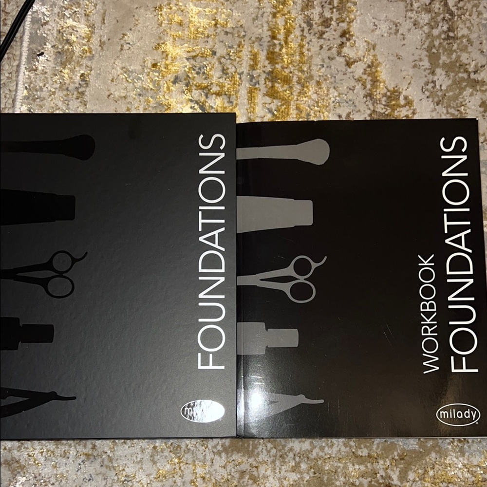 Milady- Foundations Workbook and textbook - Black